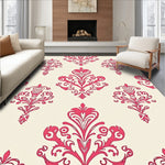 Enchanting Damask Scroll With Symmetrical (Pink) - ODIKA