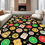 Holiday Cookie Wonderland with Sprinkled Gingerbread Motif(Black)