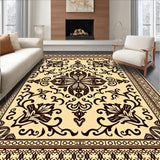 Luxurious Medallion Lattice Vintage Heritage Elegant Trellis Artisan(Beige)