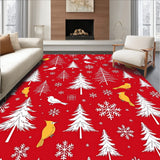 Joyful Winter Wonderland Entryway Welcome Seasonal Decoration(Red)