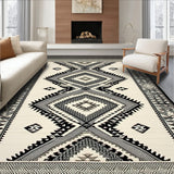 Nomad Lineage Runner with Tribal Diamonds and Ethnic Chevron Area(Black)