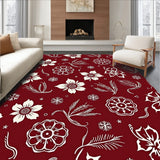 Enchanted Winter Blossom Decorative Accent(Red)