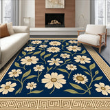 Graceful Dynasty Bloom Exquisite Sophisticated Luxurious Artwork (Blue)