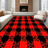 Merry Checkered Featuring Classic Tartan Motifs(Red)