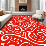 Holiday Scene Decorative with Swirling Snow Storm Design(Red)