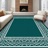 Winter Spruce Outline with Symmetrical Snow Crystal Accents(Green)