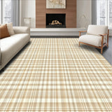 Plaid Kitchen Floor Mat Comfort Plus Beige Runner(Beige)