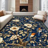 Navy Toned Floral Elegance(Blue)