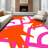 Contemporary Buffalo With Strong Contrasting Panels(Orange)