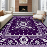 Medallion Ornate Floral Motif(Purple)