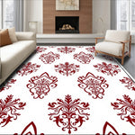 Damask with Heirloom Filigree Florals (White) - ODIKA