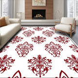 Damask with Heirloom Filigree Florals (White) - ODIKA