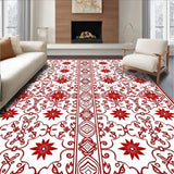 Timeless Lattice with Interlocking Bursts (Red) - ODIKA