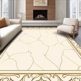 Inspired Swirled Veined Decorative Artwork (Beige)