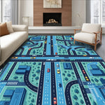 Educational Race Track Play for Toddlers(Blue) - ODIKA