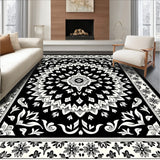 Floral Blossom Ornate Decorative Fancy (Black)