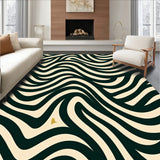 Chevron Wave Plush with Touch Finish(Beige)