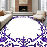 Ornamental Scrollwork with Interlaced Floral and Vine (Purple)