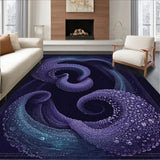 Deep Sea Creature Tentacle With Artistic Swirl For(Purple)