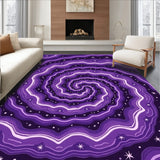 Swirl Galaxy Plush with Cosmic Design(Purple)