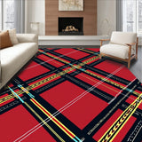 Festive Tartan Plaid Welcome featuring Classic Scottish Design(Red)