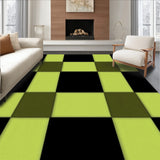 Buffalo Plaid Tartan with Bold Motifs(Black)