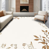Contemporary Misty Vine Scrollwork with Artistic Flourish(Brown)