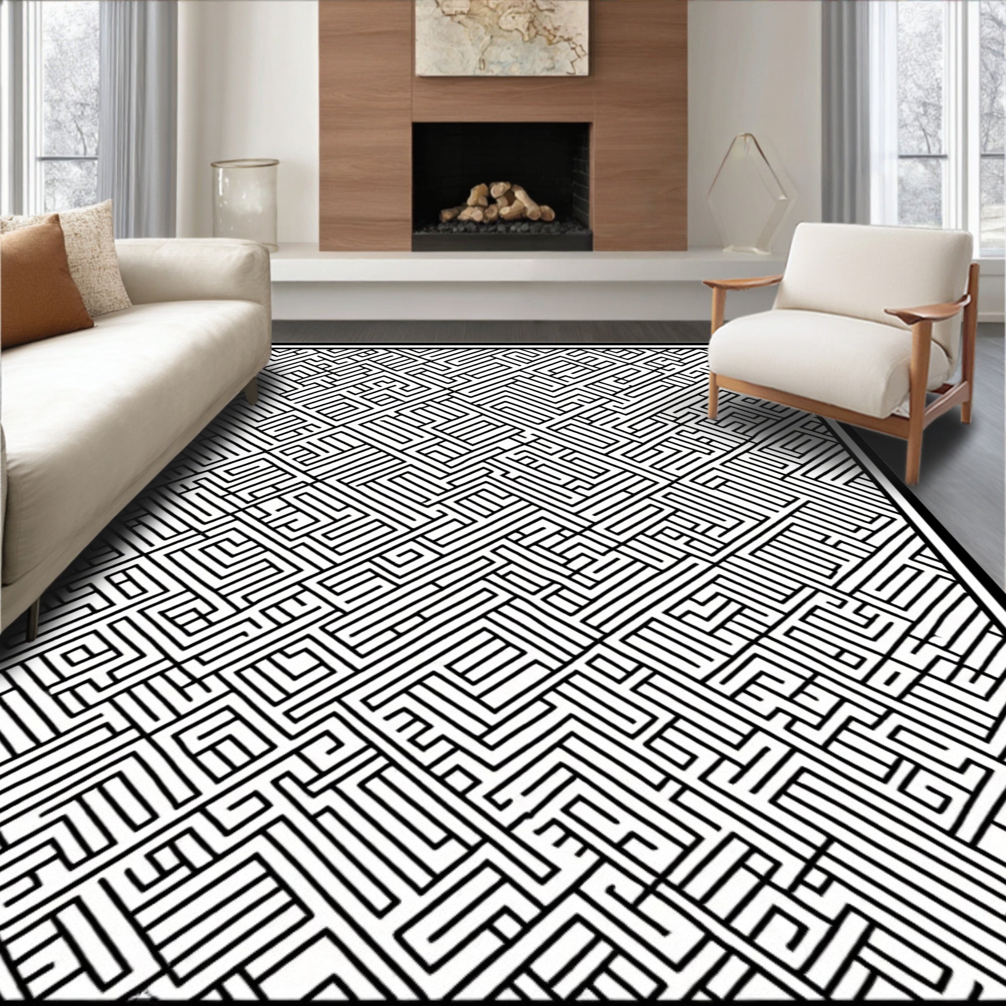 Elegant Lattice Contemporary Essential (Black) - ODIKA