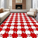 Buffalo Check Design Classic Cabin Inspired Accent(Red)