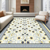 Geometric Spotted Area for Hallway(White)