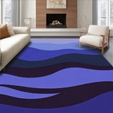 Abstract Misty Horizon with Blended Artful Waves(Blue)