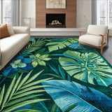 Eclectic Tropical Floral Motif(Blue)