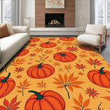 Harvest Pumpkin Patch Maple Leaf Autumn Thanksgiving(Orange)
