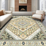 Geometric Diamond Area(Beige)