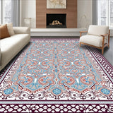Heritage Medley with Interlocking Fretwork and Paisley(Blue)