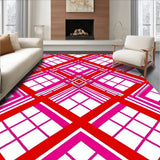 Festive Tartan Featuring Crisp Lines and Balanced Symmetry(Red)