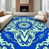 Elegant Mediterranean Waves Medallion (Blue)