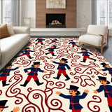 Enchanted Marching Band Swirl Patterned Protective Surface Guard(Beige)