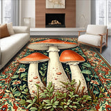 Ultra Soft Area Rug, Non Slip, Stain Resistant, Washable Area Rugs for Living Room, Bedroom, Cushioned Anti Fatigue(Red)
