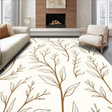 Enchanted Forest Branch Symmetrical Motif(Brown)