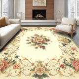 Willow Damask Beige Bordered(Beige)