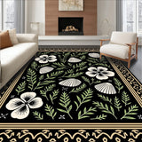 Whimsical Nautical Celebration with Shell Bouquets and Evergreen Sprigs(Black)