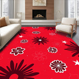 Starlight Blossom Joyful Celebration Contemporary Artistic(Red)