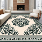 Inspired Quatrefoil Medallion Ornate(Beige)