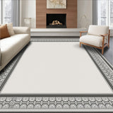 Quatrefoil Trellis Network with Interlocking Frame(Gray)