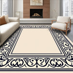 Artisan Crest Interlocking Chevron and Baroque Fretwork (Beige) - ODIKA