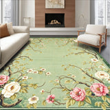 Floral Inspired with Non Slip Backing and Boho Charm(Green)