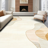 Elegant Beige Faux Deer Fur Area with Double Sheepskin Texture(Beige)