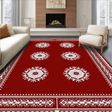 Festive Snowflake Winter Holiday Accent(Red)