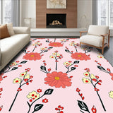 Delicate Blossom Cluster Arrangement with Interlocking Floral(Pink)